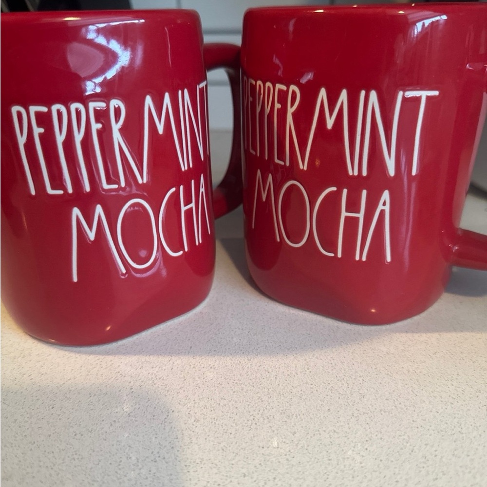 Peppermint Mocha Red Mugs